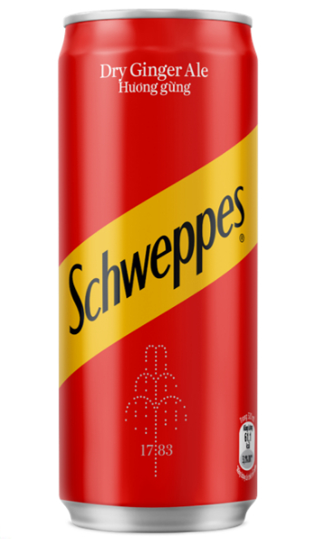 SCHWEPPES Dry Ginger Ale 320ml x24