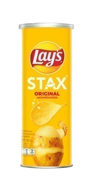 Lay's Stax Potato Chips Snack 100G X 16 Classic