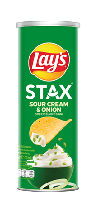 Lay's Potato Chips Snack 100G X 16 Sour Cream & Onion