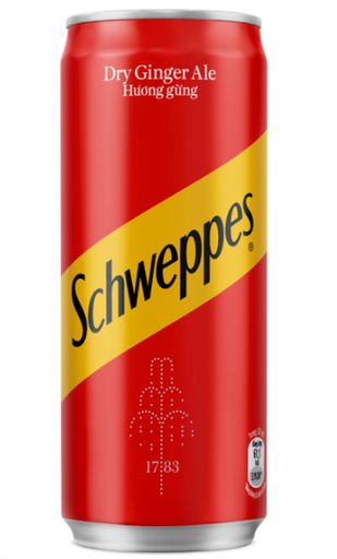 SCHWEPPES Dry Ginger Ale 320ml x24