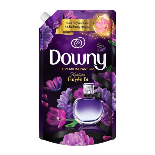 DOWNY MYSTIQUE FABRIC SOFTENER POUCH 1.45L x9