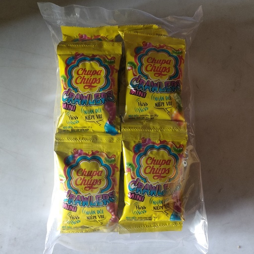 CHUPA CHUPS JELLY 384g (24g x 16 packs) x 24 Bags OIL CRAWLERS