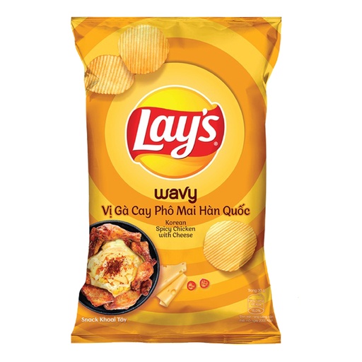 Lay'S Potato Chips Snack 90g X 40 Spicy Korean Chicken