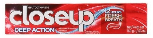 CLOSE UP DEEP ACTION RED HOT UI 60X160G